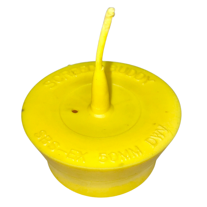 50mm (Yellow) Screed Buddy System Pipe External Coupler